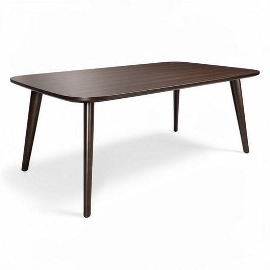Tafels van hout met een moderne afwerking 150 x 80 x 75cm donkerbruin
